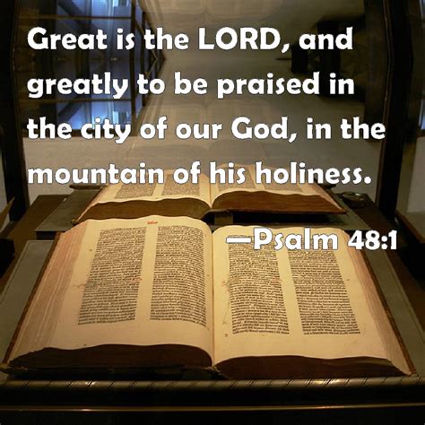 what is psalm 48 about.